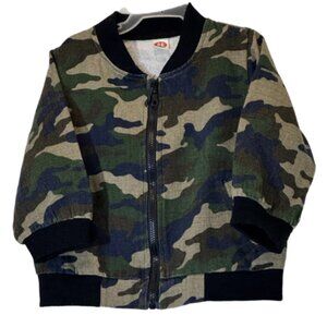 Kids Green Camouflage Jacket Size 86 (12-18M)